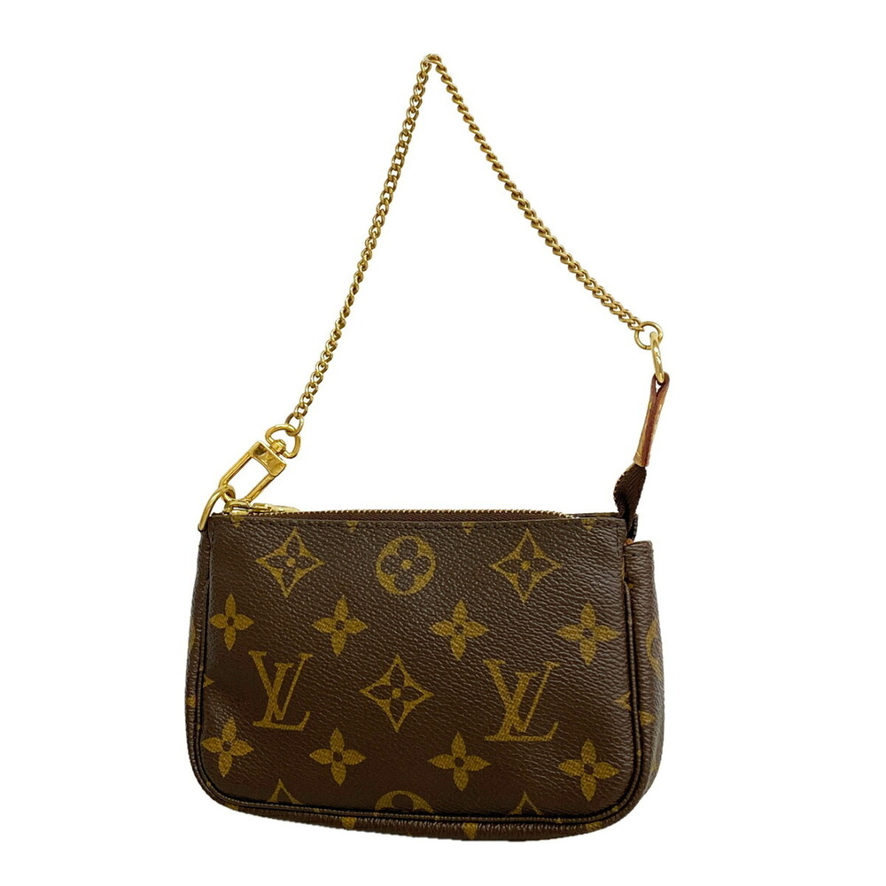 Louis Vuitton Monogram Mini Pochette Accessoires M58009 Brown Women's Bag/Pouch